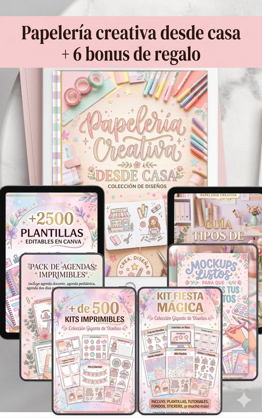La Guía Completa para Emprender un Negocio de Papelería Creativa Rentable Desde Casa